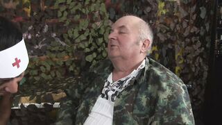 Amazing Sexy - Disabled old man fucks his ebony caregiver