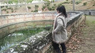 Horny hiker wants me to fuck her when we are in the forest