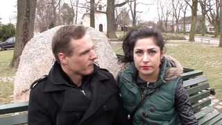 Brunette in love banged hard