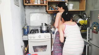 She is mad but we had sex in the kitchen