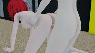 Experienced slut took her childhood friend's virginity.