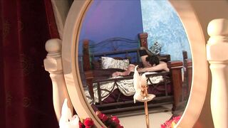 Classy ebony babe gets fucked and jizzed