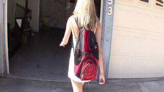 This blonde babe is going to make your dick harder than ever