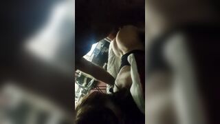 Slamming my stepdaughter hard with dirty talking