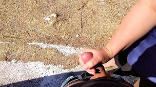 Risky Public Handjob and Fuck in Greece – Cum Challenge Day 7
