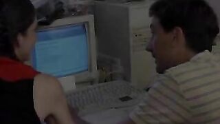 Cute Cheerleader Guzzling a Cock