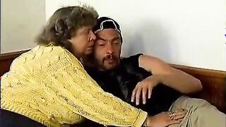 Old Plumper Sucks Dong