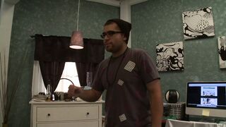 Cheating wife doens't care about fucking a stranger in front