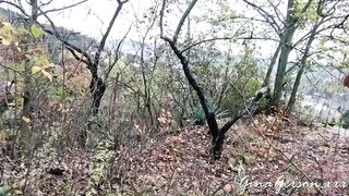 Outdoor sex scene, backstage