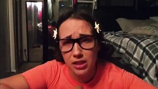 Young stepdaughter getting punished while she begged