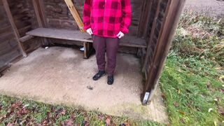 Titslapping at the bus stop