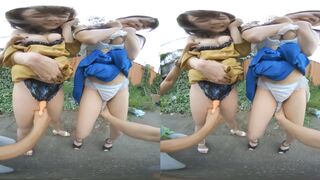 VR Pick-Up Fuck! We Found a Pretty Young College Grad