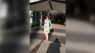 Without panties and with cum on my face - that's even more fun for me