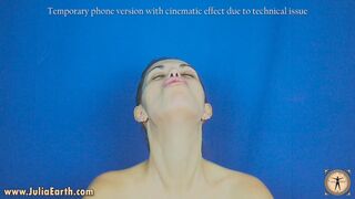 Day 9 of Face Fitness with Julia V Earth. Continue to work on your own beauty, even with technical issues.