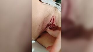 I love to show off my wet dripping pussy