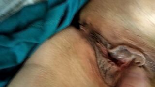 Crazy fucking of a mature bitch wife in black stockings!