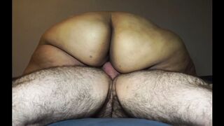 Asian BBW Needs Rent Money So She Rides Bareback For Cash