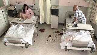 HOT GRL GAGS ON A MASSIVE COCK AFTER FUCK TO A CUMSHOT