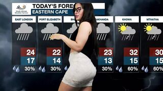 Weather girl looses her mind