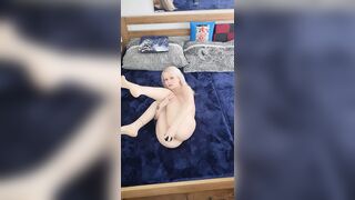 Big black dildo solo