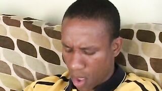 Hirsute Asian Swallowing a Black Cock