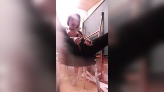 Squirt only by Dildo ball pressing