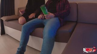 I put my dick in a box of chips and served my stepmom! HER reaction was amazing!