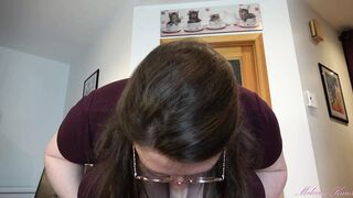 Busty Mommy wants your dick – POV Blowjob