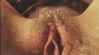 Juicy creampied pussy