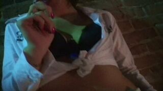 Cute young whore sucks and fucks dude's pole