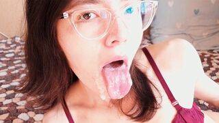 Slutty Girlfriend Loves Getting Cum In Her Mouth After Sex