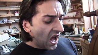 Blonde busty bitch hardly fucked by big cock