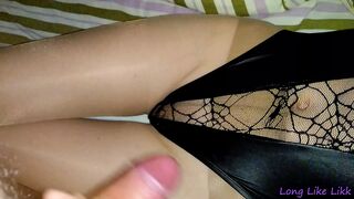 Woke me up and i helped him cum