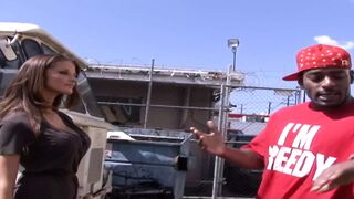 Busty Brunette Joslyn James Sucks And Fucks