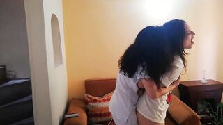 The nurse gives me a pregnancy test with her fingers