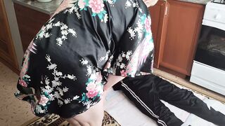 my husband said to save money, so I paid the plumber with sex and blowjob