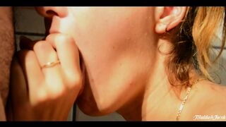 Closeup deepthroat blowjob DBMJND