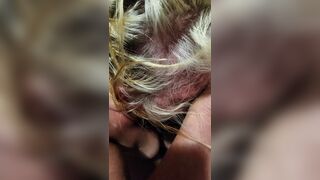 Milf sucking cock and squirting