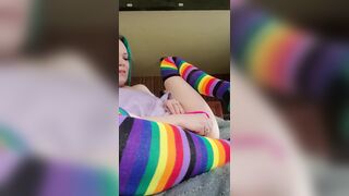 Extreme close up real orgasm twitching pussy