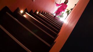 Playful sluts in their colorful stockings enjoy fucking toys