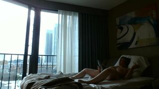 Voyeur hotel window public masturbation by MarieRocks
