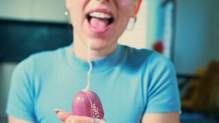 Edging handjob and huge cumshot