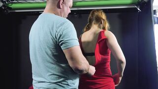 Num loves sexy in her clothes and high heels she is waiting