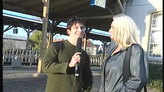 Italian stallion fucks german farmer wife in her chubby cunt