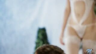 Licking and fucking for long legged hottie