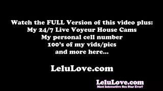 Lelu Love-Selfie Closeups Shower Masturbation