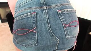 Vixen fucks her black cock in the mouth and then in the ass