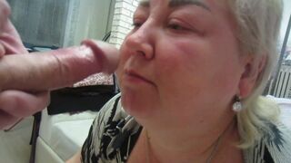 mother-in-law did not expect that I would come and fuck her