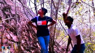 Risky Quick Public Sex in jungle with big tits girlfriend