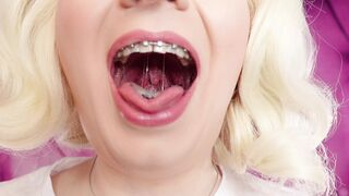 Latex Medical Gloves and Eating Ice Cream (Food Fetish) with Braces (Arya Grander)